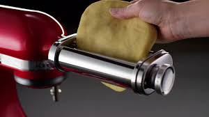 These attachments extend the versatility of the mixer to allow it to become a pasta maker, juicer, spiralizer, food processor, peeler, meat grinder, and more. Pasta Roller Attachment Kitchenaid Youtube