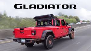 Leitner designs had a large hard shell tent mounted to their overland gladiator on display. There S More Than 1 Way To Skin A 2020 Jeep Gladiator S Freedom Top