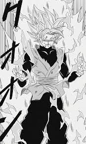 However he only transforms into the standard super saiyan form in the super manga, using the form to combat super saiyan vegeta. Black Goku Manga Dragon Ball Super Artwork Goku Black Dragon Ball Super Manga