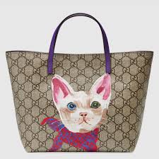 Crunchyroll and gucci collide for unexpected 'bananya' collection: Children S Gg Supreme Cat Tote Gucci Bags Backpacks 410812k2r1n8595 Girls Bags Gucci Bag Price Cats Tote Bag