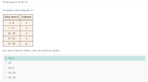 Posting kali ini merupakan postingan lanjutan dari ukuran pemusatan data mean median modus. Pelajaran Soal Rumus Statistika Data Berkelompok Wardaya College