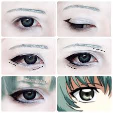 Eto Yoshimura Makeup Tutorial For Kaguya Art Lenses From Uniqso Dont Forget Cosplay Is Baeee Anime Eye Makeup Anime Cosplay Makeup Cosplay Makeup Tutorial