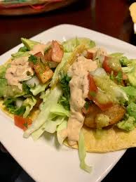 Gradually stir in fresh lime juice until consistency is slightly runny. Baja Fish Tacos With Chipotle White Sauce And The Works Covidcookery
