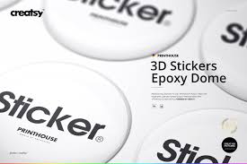 3d Epoxy Dome Stickers Mockup Set Candle Mockup Mockup Design Mockup