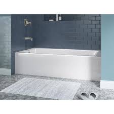 Check spelling or type a new query. Kohler Elmbrook 60 In Left Drain Rectangular Alcove Bathtub With Integral Apron In White K R23217 La 0 The Home Depot Built In Bathtub Contemporary Bathroom Decor Kohler