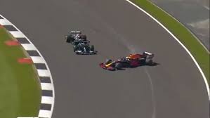 Max verstappen expressed his mounting frustration at yet another retirement, after being out of the tuscan grand prix on the opening lap. Lewis Hamilton Wins British Grand Prix Penalised For Dirty Crash With Max Verstappen