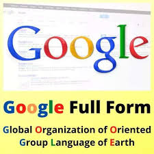 Google Full Form In 2020 Learn Facts General Knowledge Book General Knowledge Facts