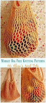 Today going to share this breezy list of market bag/grocery bag to get ready for all the farmer's markets and grocery store shopping and fresh produce storage! Market Bag Free Knitting Patterns