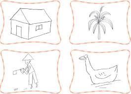 Gambar sketsa petani di sawah. Sketsa Gambar Animasi Petani Mencangkul Di Sawah