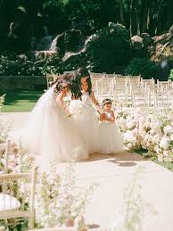 Ashley & Oren #petalsLAcouple *** a kiss on their walk down ...