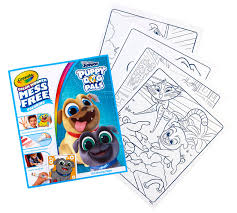 Enjoy these free, printable pages! Color Wonder Mess Free Puppy Dog Pals Book Crayola Com Crayola
