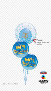Confetti Pale Blue Bubble Birthday At London Helium Gold Blue Happy Birthday Balloon Png Transparent Png Vhv Birthday cake greeting & note cards happy birthday to you, birthday png.