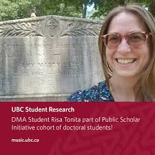 Congratulations to DMA Student Risa Tonita who has been named a UBC Public  Scholar for 2023/24!⁠ ⁠ Risa spoke with UBC Graduate and Postdoctoral  Studies (@UBCGradSchool) about her research