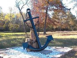 Huge Nautical Black Metal Ship S Anchor Wall Garden Decor 6 Knock Down Version Anchor Decor Nautical Wall Decor Nautical Anchor Decor