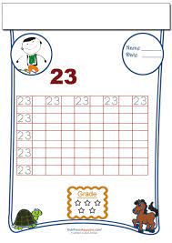 Printing Number 23 Kidspressmagazine Com Numbers Preschool Math For Kids Math Activities Preschool