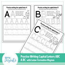 *this post contains affiliate links. Letter Formation Poems Worksheets Teaching Resources Tpt