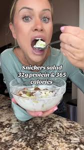 High Protein Snickers Salad Recipe