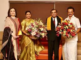 After the death of his father, muthuvel karunanidhi, can stalin maintain the fortunes of dmk. Akash Ambani Wedding Mukesh Ambani Wife Nita Meet Mk Stalin In Chennai Invite Dmk Chief For Akash Shloka S Wedding