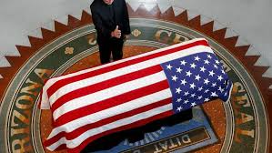 Check spelling or type a new query. Sen John Mccain S Family Cries Over Flag Draped Casket At Arizona State Capitol Wjla