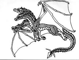 Coloring splendi sleeping beauty coloring book amazing disney. Tripple Head Dragon Coloring Page Free Printable Coloring Pages For Kids