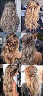 Braided wedding hair with flowers and crystal headpieces. Long Braid Wedding Hairstyles Novocom Top