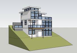 Designing and building on a sloping site can be the most challenging of tasks for both the architect and builder, not to mention the client who must the second type is one where the land slopes down from the road, as seen here. Smart Solutions For Steep Slope Building Warmmodern Living