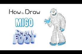 How To Draw Migo From Smallfoot Draw Drawings Step By Step Drawing