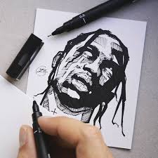 Maybe you would like to learn more about one of these? Villamuriel 1996 Bdg On Instagram Astro Pls Tag Travisscott In 2021 Travis Scott Art Animation Art Sketches Cool Art Drawings