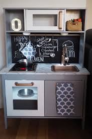 I have assembled , literally , close to 5,000 ikea items. Ikea Duktig Kitchen Hack With Blackboard Splashback Copper Fixings And Handmade Tea Towel Duktig Kuche