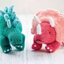 Where can i find free animal knitting patterns? Cute Dinosaur Toys Knitting Patterns Let S Knit Magazine