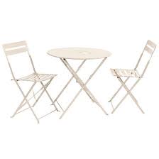 Cafe 3 Piece Folding Table Dining Set