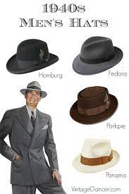 1940s Men S Hats Vintage Styles History Buying Guide Hats For Men Mens Hats Fashion 1940s Mens Fashion