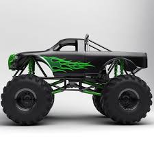 Monster Truck 3d In 2020 Monster Trucks Monster 3d Model