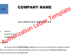 An authorization letter is a written proof of permission, in a letter format, that the recipient is liable to perform the listed actions they are authorized . 8 Best Authorization Letter Template Formats And Samples