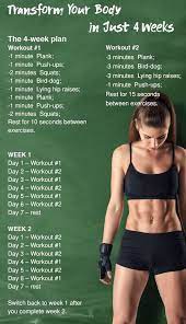 5 Simple Exercises That Will Transform Your Body In Just 4 Weeks - The  Health Science Journal | Leichte Fitness, Übungen, Fitness Workouts
