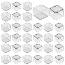 1 X 1 Square Chair Leg Caps Warmhut 32pcs Transparent Clear Anti Slip 1 Inch Chair Leg Floor Protectors Chair Leg Floor Protectors Furniture Legs Chair Legs