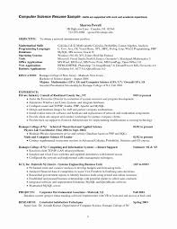 computer science undergraduate resume