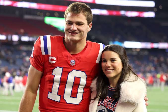 Drake Maye Sweetly Thanks His Wife After Patriots Win: 'Can't Forget About  Her'