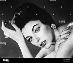 With joan collins Banque d'images noir et blanc