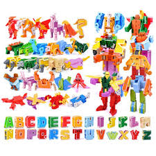 26 colourful letters transformable to unique robots reads the packaging. Buy 26 English Letter Transformer Alphabet Robot Animal Creative Educational Action Figures At Affordable Prices Free Shipping Real Reviews With Photos Joom