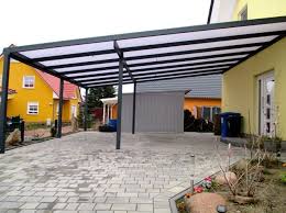 Anbau Carport Premiumline Glasdach Terrasse Terrassendach Pergola