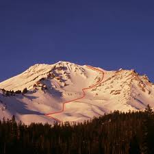 Image result for pictures of new avalanche above bunny Flats on mt. Shasta