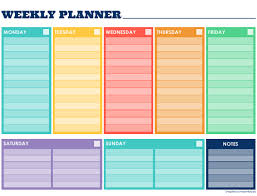 If you find that you have lots of different. Weekly Planner Template Download Printable Pdf Templateroller