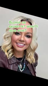 Blonde or Brunette? #blonde #blondeorbrunette #brunette #whatdoyouthink  #girlproblems #dilemma #whichdoyouprefer
