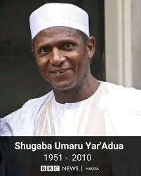 Time flies really so fast, exactly fourteen years without former President,  late Alhaji Umar Musa Yar'adua, who died