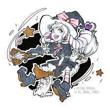 No Inktober Without Any Halloween Related Contend Here Comes Witch Elise Featuring Arthur And Effie Lol I Won T Be Abl Drawings Fire Emblem Fates Inktober