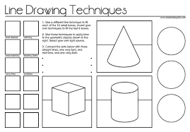 Ideas Can Come From Anywhere As I Have Said In This Post This Idea Was Spurred On By The Video Above Art Worksheets Drawing Techniques Elements Of Art Line