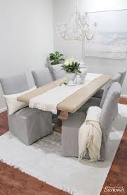 Why I Love My Comfort Works Dining Chair Covers House Full Of Summer Coastal Home Lifestyle Dining Room Chair Covers Slipcovers For Chairs Dining Chair Slipcovers