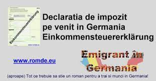 Acte necesare obtinere ajutor social vaslui. Emigrant In Germania 8 4 DeclaraÈ›ia De Impozit Pe Venit In Germania Einkommensteuererklarung