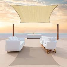 Sun shade sail with waterproof pu coating 95% uv blockage water & air permeable 10x10 ft outdoor rectangle canopy with side keyhole design suitable for patio backyard lawn garden outdoor activities 4.1 out of 5 stars 14 The 10 Best Shade Sails 2021